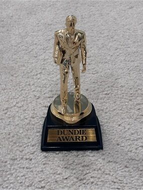 “The Office” Dundie Award Gold Figurine Trophy